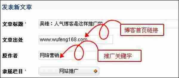 吴锋:人气博客是这样推广的